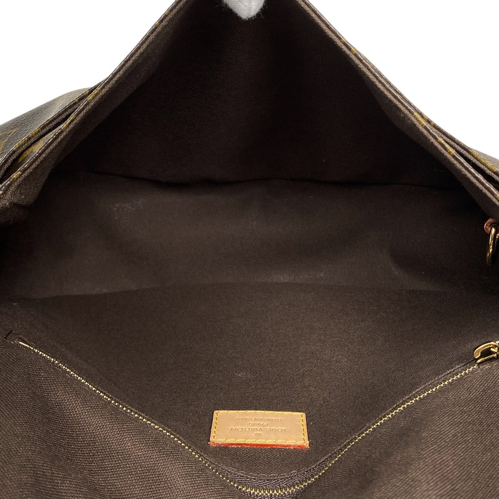 ルイ・ヴィトン メニルモンタン PM 斜め掛け ショルダーバッグ モノグラム ブラウン M40474 レディース 【中古】brbag