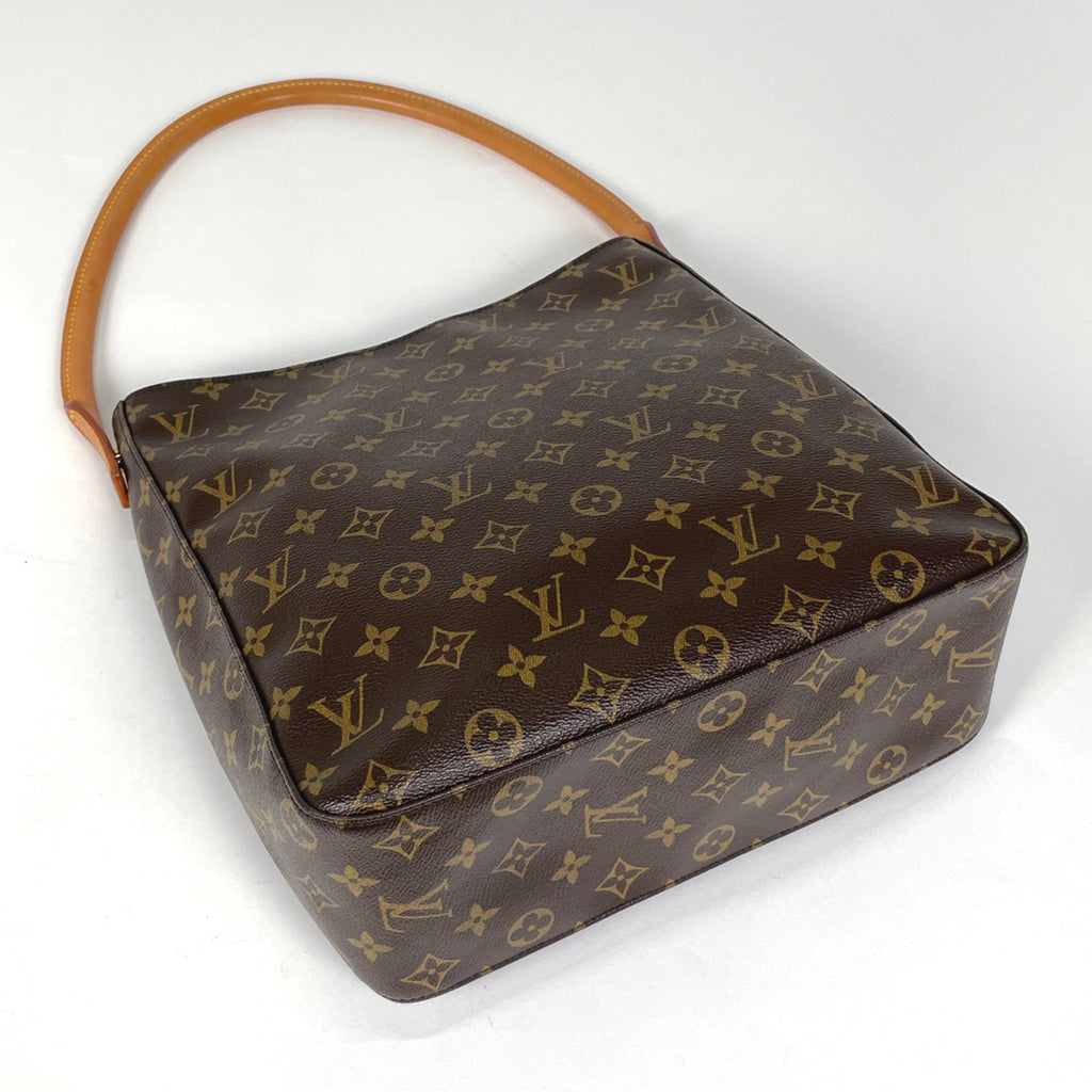 ルイ・ヴィトン ルーピング GM 肩掛け ワンショルダー ショルダーバッグ モノグラム ブラウン M51145 レディース 【中古】brbag