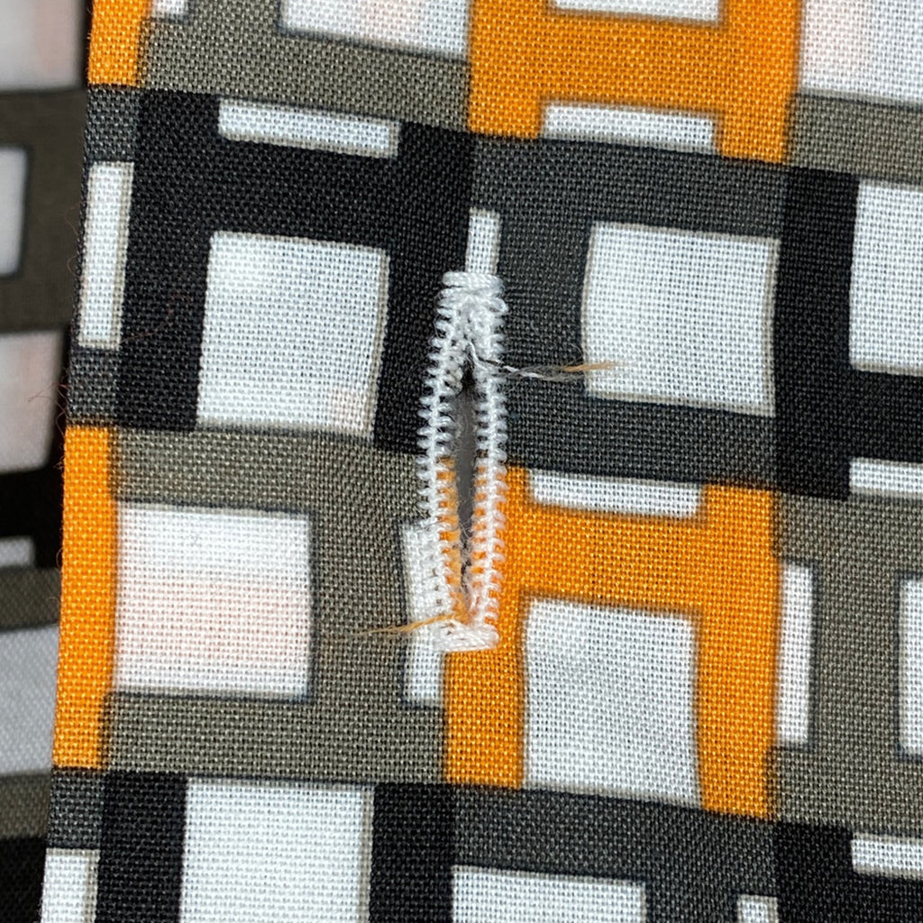 エルメス Hロゴ 長袖シャツ セリエボタン 総柄 トップス 長袖シャツ 綿 オレンジ ブラック メンズ 【中古】brapp