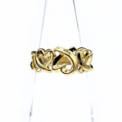 ティファニー ラビングハート リング YG イエローゴールド 指輪 リング 10.5号 750 レディース ブランドジュエリー 【中古】brjwl