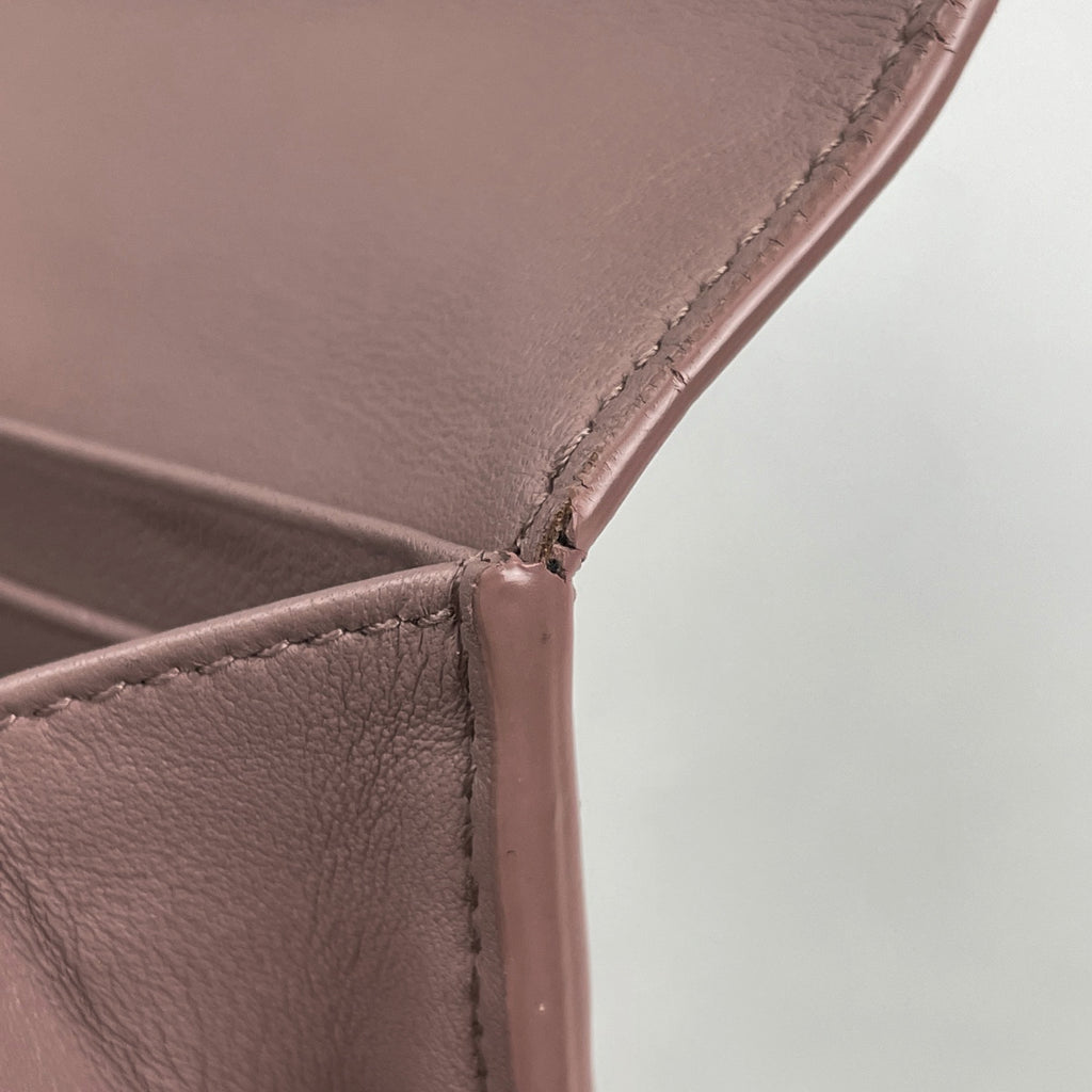 ボッテガヴェネタ イントレチャート 長財布 ナッパ 札入れ カード入れ 長財布 レザー ピンク レディース 【中古】brbag