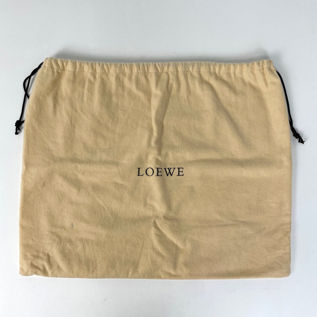 ロエベ アマソナ 28 アナグラム トートバッグ ハンドバッグ レザー ブラック レディース 【中古】brbag