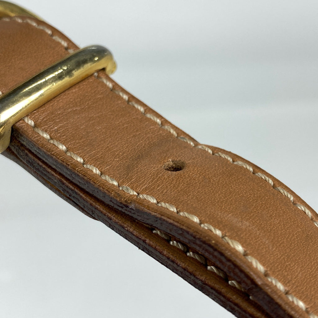 セリーヌ マカダム柄 ショルダーバッグ 斜め掛け ショルダーバッグ コーティングキャンバス ブラウン レディース 【中古】brbag