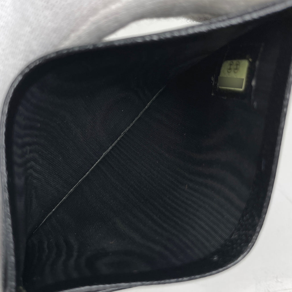 シャネル ココマーク カードケース パスケース カードケース レザー ブラック レディース 【中古】brbag