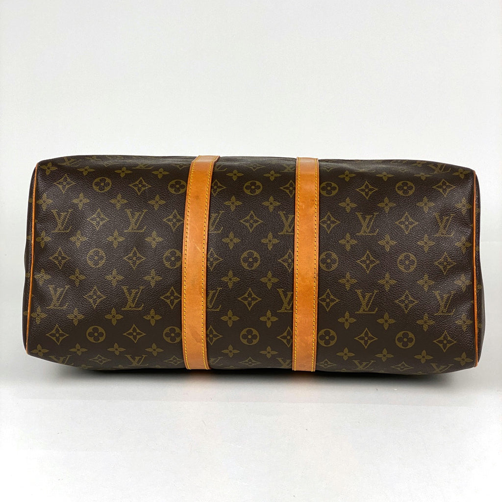 ルイ・ヴィトン キーポル 45 ハンドバッグ 旅行 出張 ビジネス ボストンバッグ モノグラム ブラウン M41428 レディース 【中古】brbag