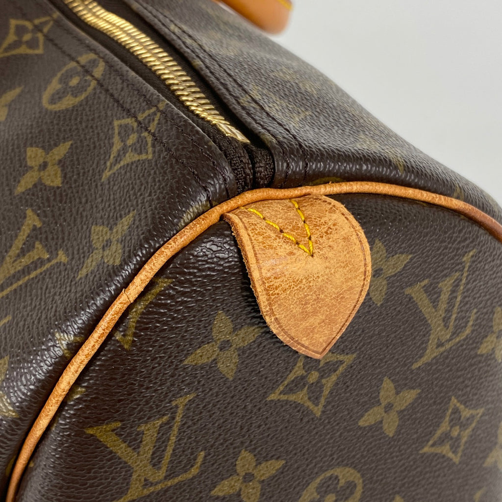 ルイ・ヴィトン キーポル 45 ハンドバッグ 旅行 出張 ビジネス ボストンバッグ モノグラム ブラウン M41428 レディース 【中古】brbag
