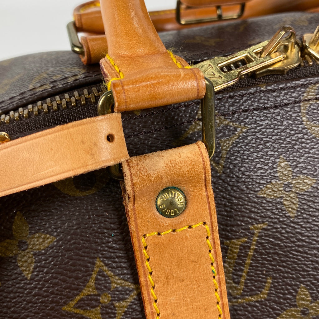 ルイ・ヴィトン キーポル 45 ハンドバッグ 旅行 出張 ビジネス ボストンバッグ モノグラム ブラウン M41428 レディース 【中古】brbag