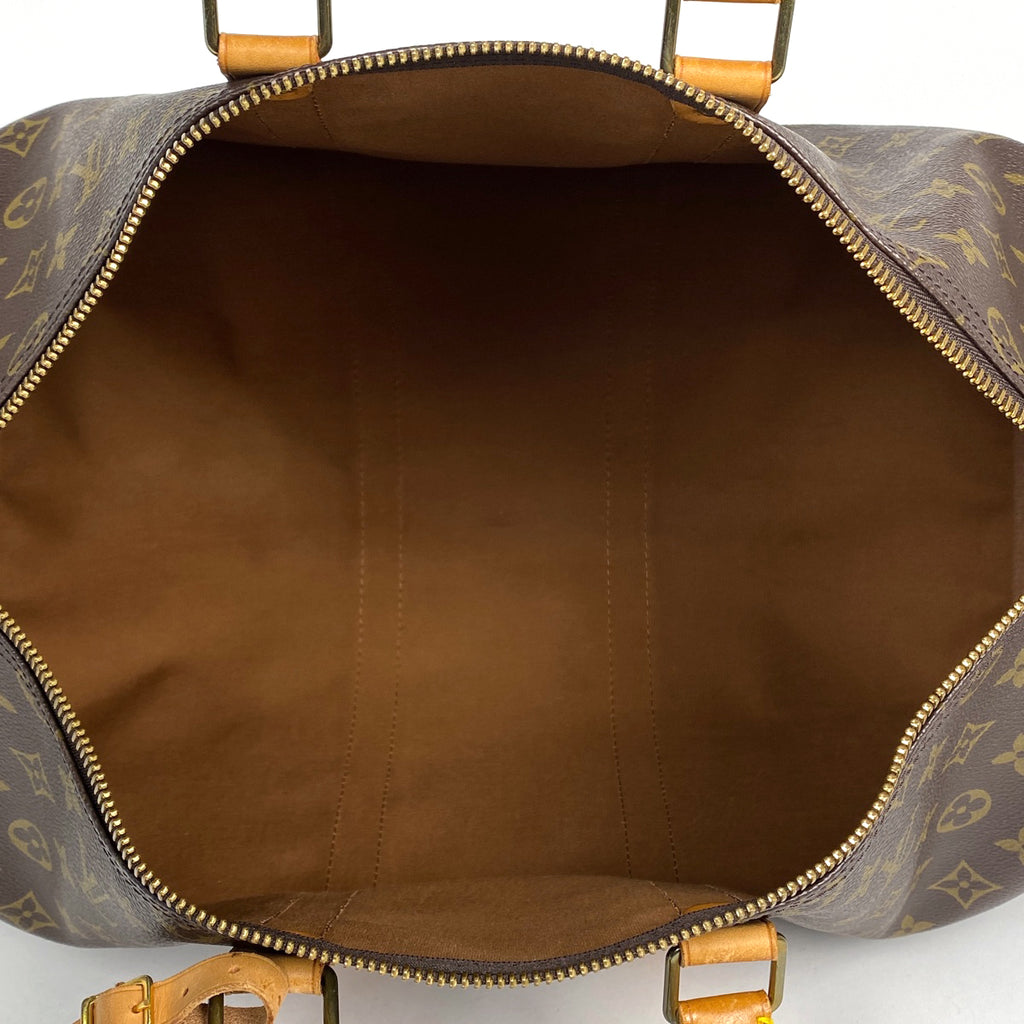 ルイ・ヴィトン キーポル 45 ハンドバッグ 旅行 出張 ビジネス ボストンバッグ モノグラム ブラウン M41428 レディース 【中古】brbag