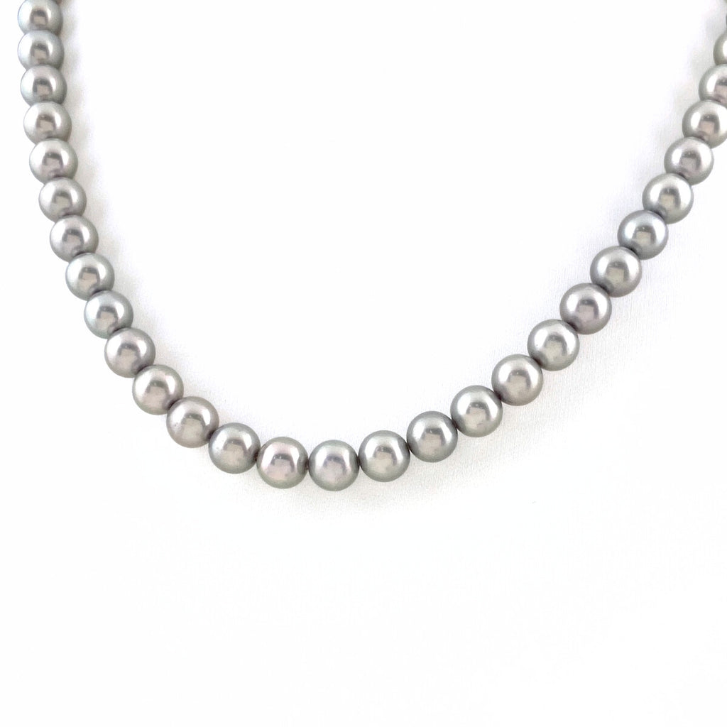 タサキ パール デザインネックレス シルバー 真珠 ネックレス SV パール レディース 【中古】brjwl