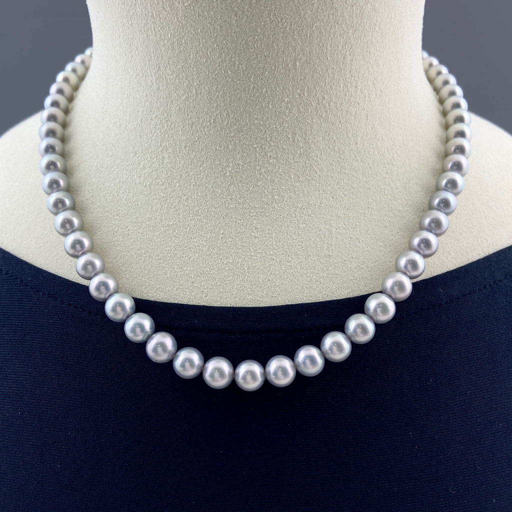 タサキ パール デザインネックレス シルバー 真珠 ネックレス SV パール レディース 【中古】brjwl