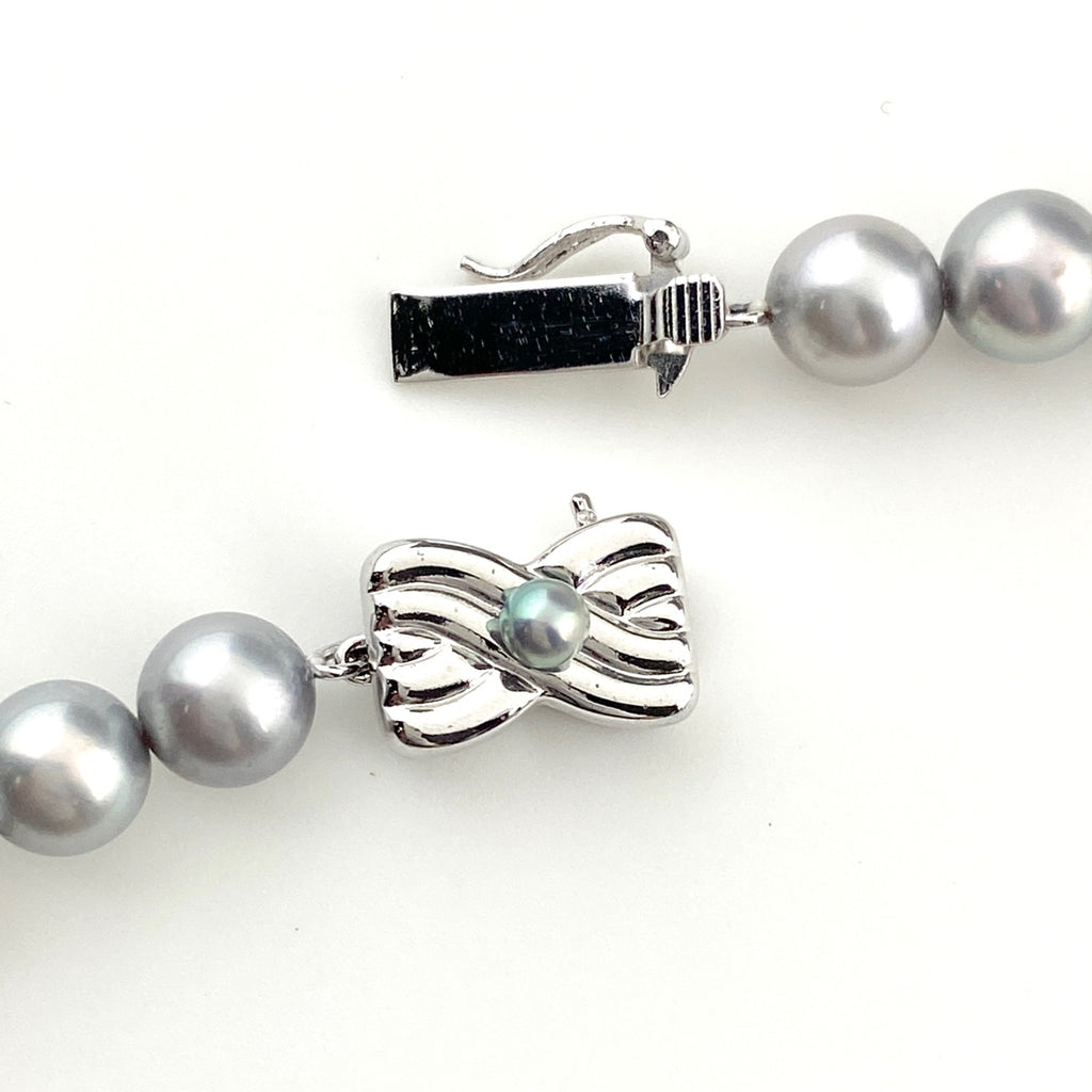 タサキ パール デザインネックレス シルバー 真珠 ネックレス SV パール レディース 【中古】brjwl