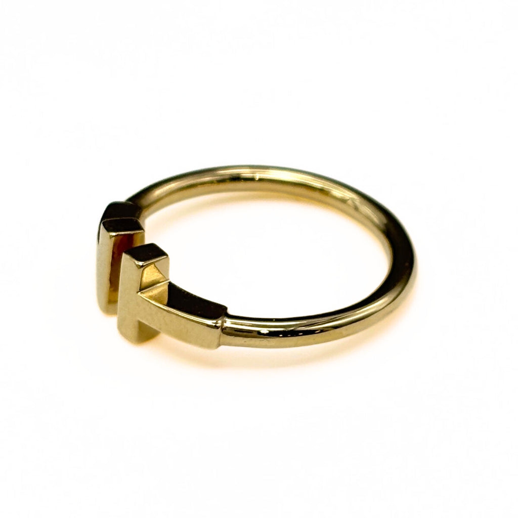 ティファニー Tワイヤー リング YG イエローゴールド 指輪 リング 9号