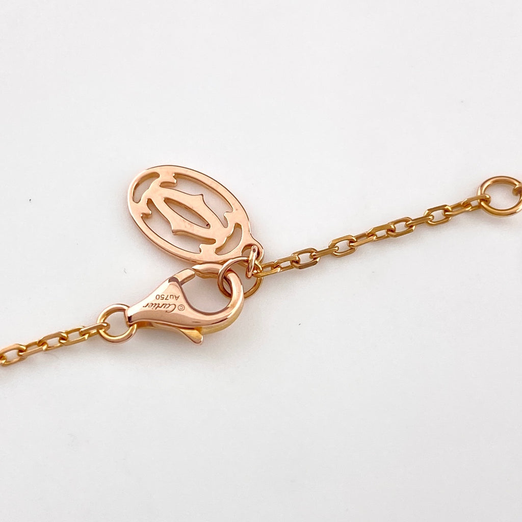 カルティエ ダムール ブレスレット PG ピンクゴールド 腕輪 ダイヤモンド SM ブレスレット 750 ダイヤモンド レディース 【中古】brjwl