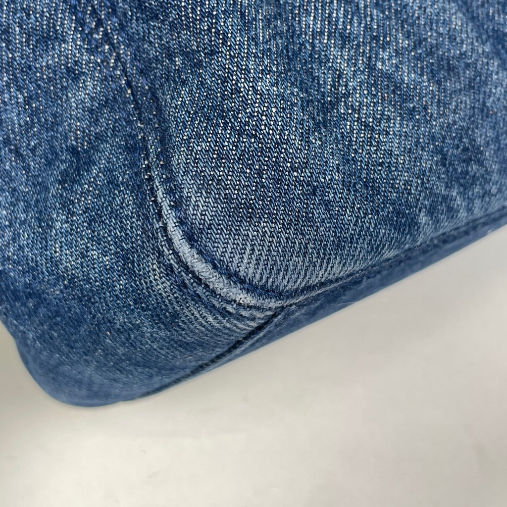 シャネル ココマーク トートバッグ ハンドバッグ 肩掛け トートバッグ デニム ブルー レディース 【中古】brbag