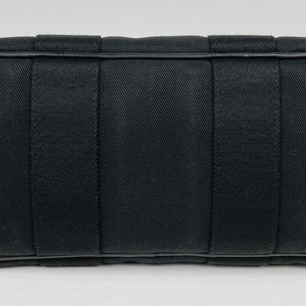 エルメス ヴァルパライソ PM 手提げ トート ハンドバッグ トワルシェブロン ブラック レディース 【中古】brbag