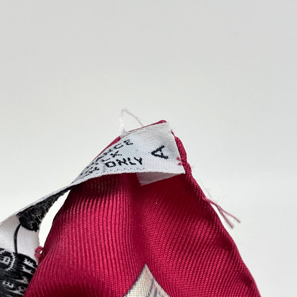 エルメス カレ 90 Les Ameriques COLOMBVS コロンブス カーミットオリバー スカーフ シルク レッド マルチカラー レディース 【中古】brbag