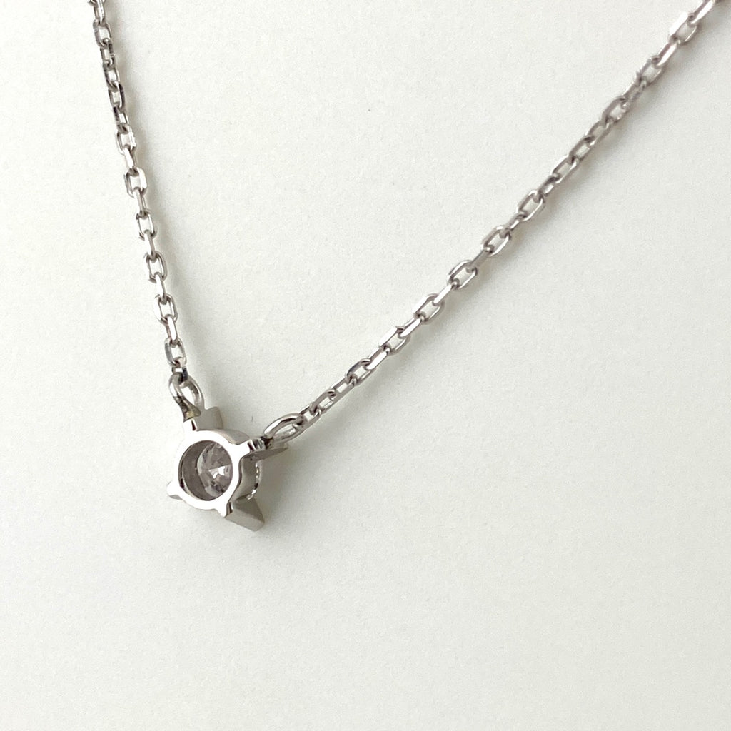 ダイヤモンド デザインネックレス プラチナ ペンダント ネックレス Pt850 ダイヤモンド レディース 【中古】nbjwl