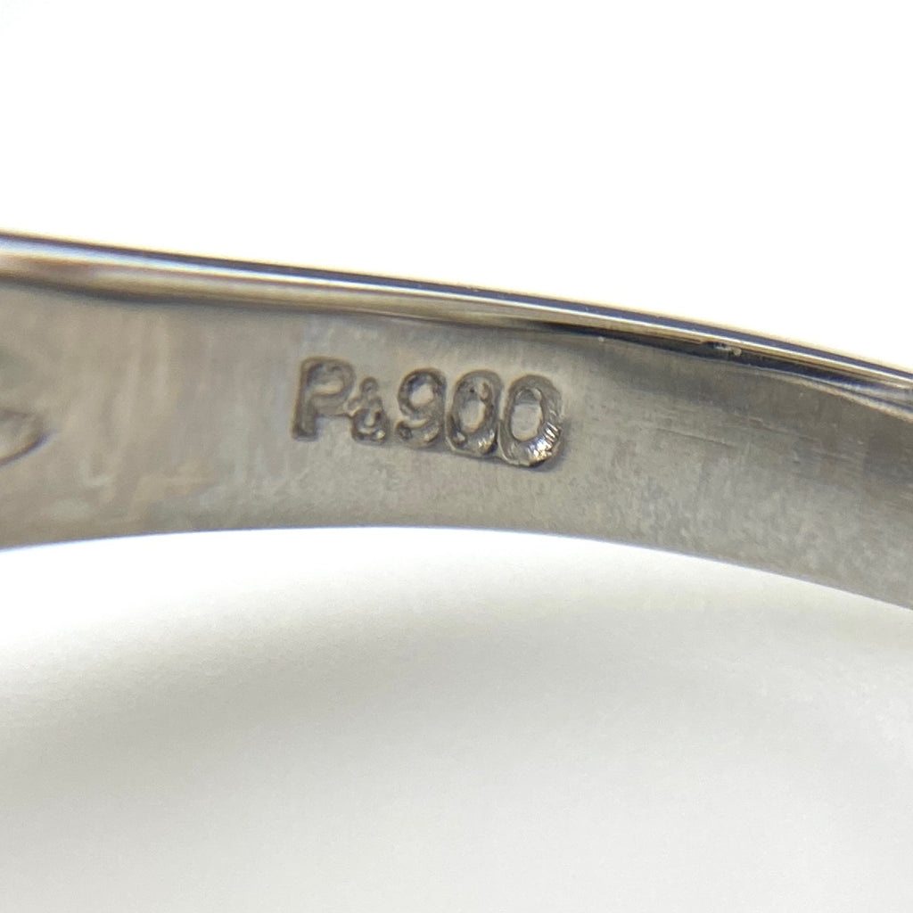 メレダイヤ デザインリング プラチナ 指輪 リング 12号 Pt900 ダイヤモンド レディース 【中古】nbjwl