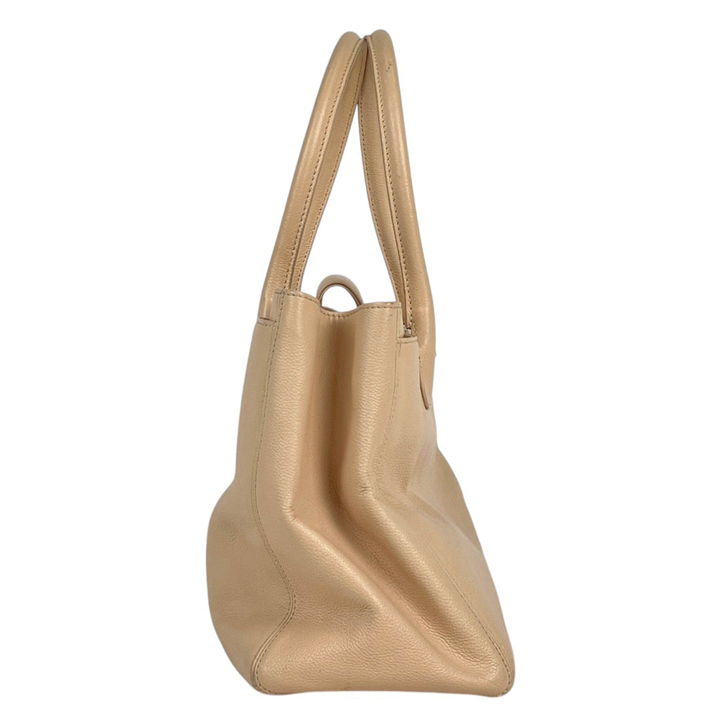 シャネル エグゼクティブライン トートバッグ ココマーク ハンドバッグ トートバッグ レザー ベージュ A15206 レディース 【中古】brbag