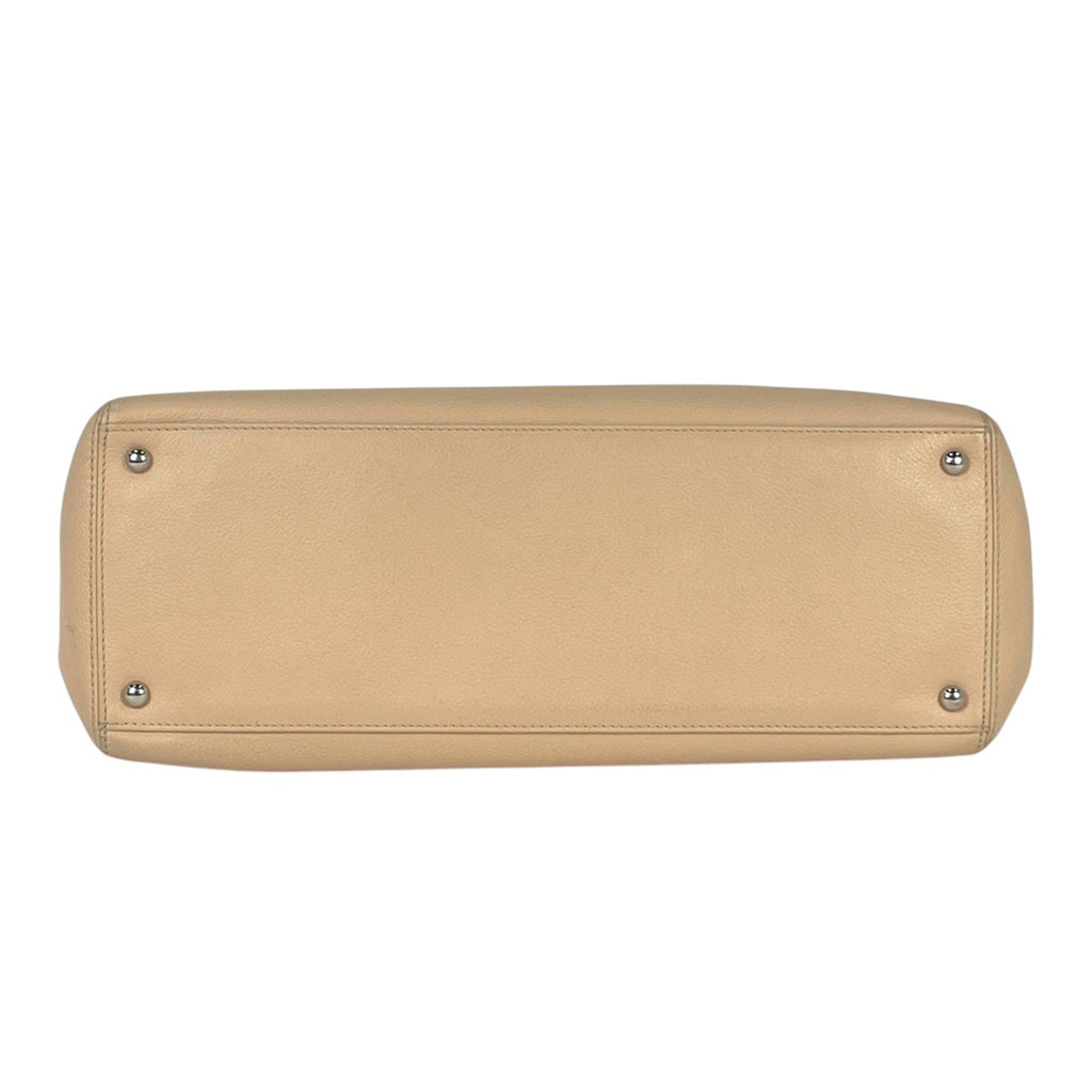 シャネル エグゼクティブライン トートバッグ ココマーク ハンドバッグ トートバッグ レザー ベージュ A15206 レディース 【中古】brbag