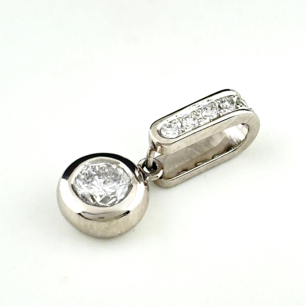 ダイヤモンド ペンダントトップ プラチナ メレダイヤ ペンダントトップ Pt900 ダイヤモンド レディース ノンブランドジュエリー 【中古】nbjwl