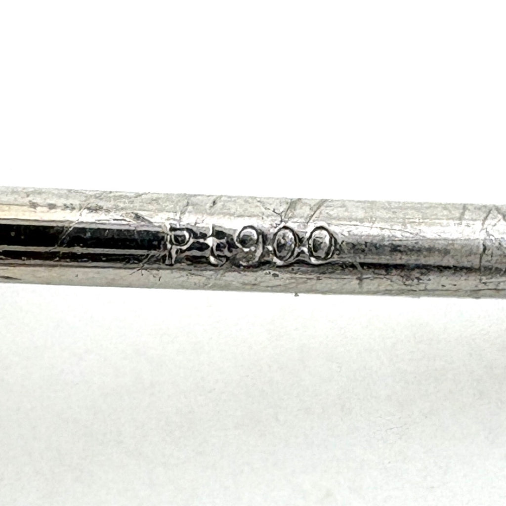 サファイア デザインピアス プラチナ メレダイヤ ピアス Pt900 サファイア ダイヤモンド レディース 【中古】nbjwl