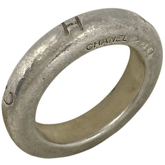 シャネル ロゴ リング 指輪 リング 12号 シルバー925 シルバー レディース 【中古】bracc