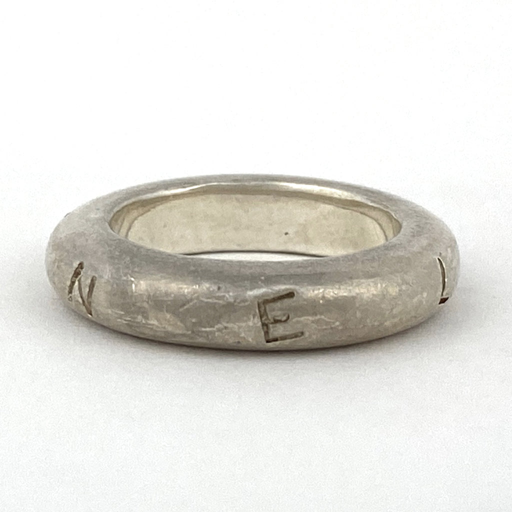 シャネル ロゴ リング 指輪 リング 12号 シルバー925 シルバー レディース 【中古】bracc