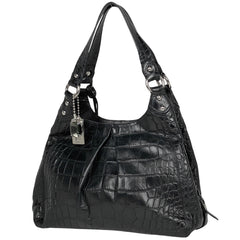 コーチ ロゴ ショルダーバッグ ハンドバッグ 型押し ショルダーバッグ レザー ブラック 14602 レディース 【中古】brbag