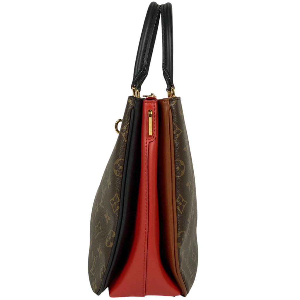 ルイ・ヴィトン ミルフィーユ 2WAY ショルダーバッグ ハンドバッグ モノグラム ブラウン レッド M44254 レディース 【中古】brbag