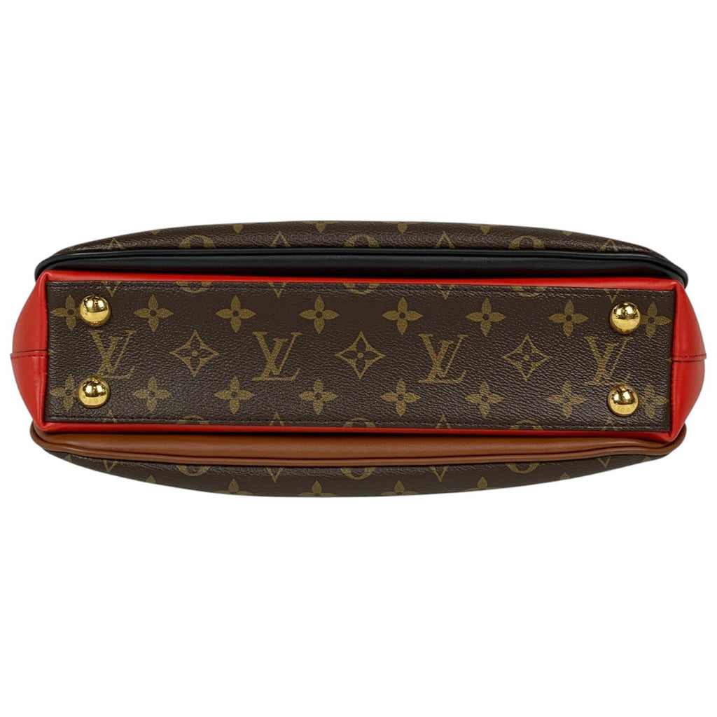 ルイ・ヴィトン ミルフィーユ 2WAY ショルダーバッグ ハンドバッグ モノグラム ブラウン レッド M44254 レディース 【中古】brbag
