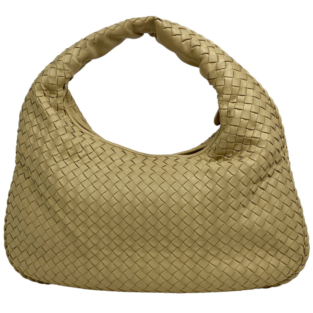 ボッテガヴェネタ イントレチャート ハンドバッグ ワンショルダー ナッパ ハンドバッグ レザー クリーム レディース 【中古】brbag