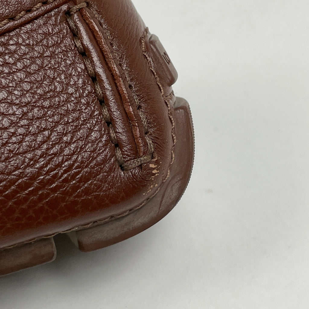 ルイ・ヴィトン モノグラム ドライビングシューズ モンテカルロ ライン ローファー 靴 ドライビングシューズ レザー ブラウン レディース 【中古】brapp