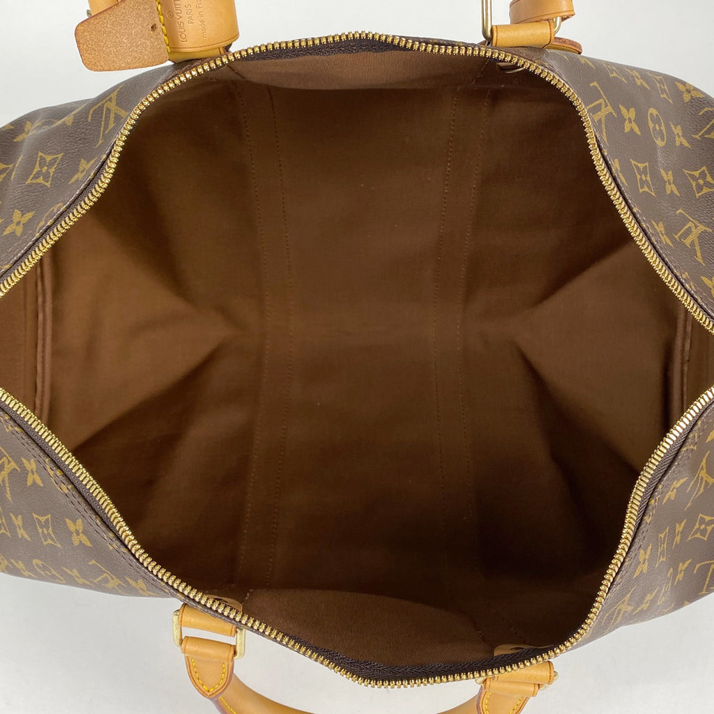 ルイ・ヴィトン キーポル 50 ハンドバッグ 旅行 出張 ビジネス ボストンバッグ モノグラム ブラウン M41426 レディース 【中古】brbag