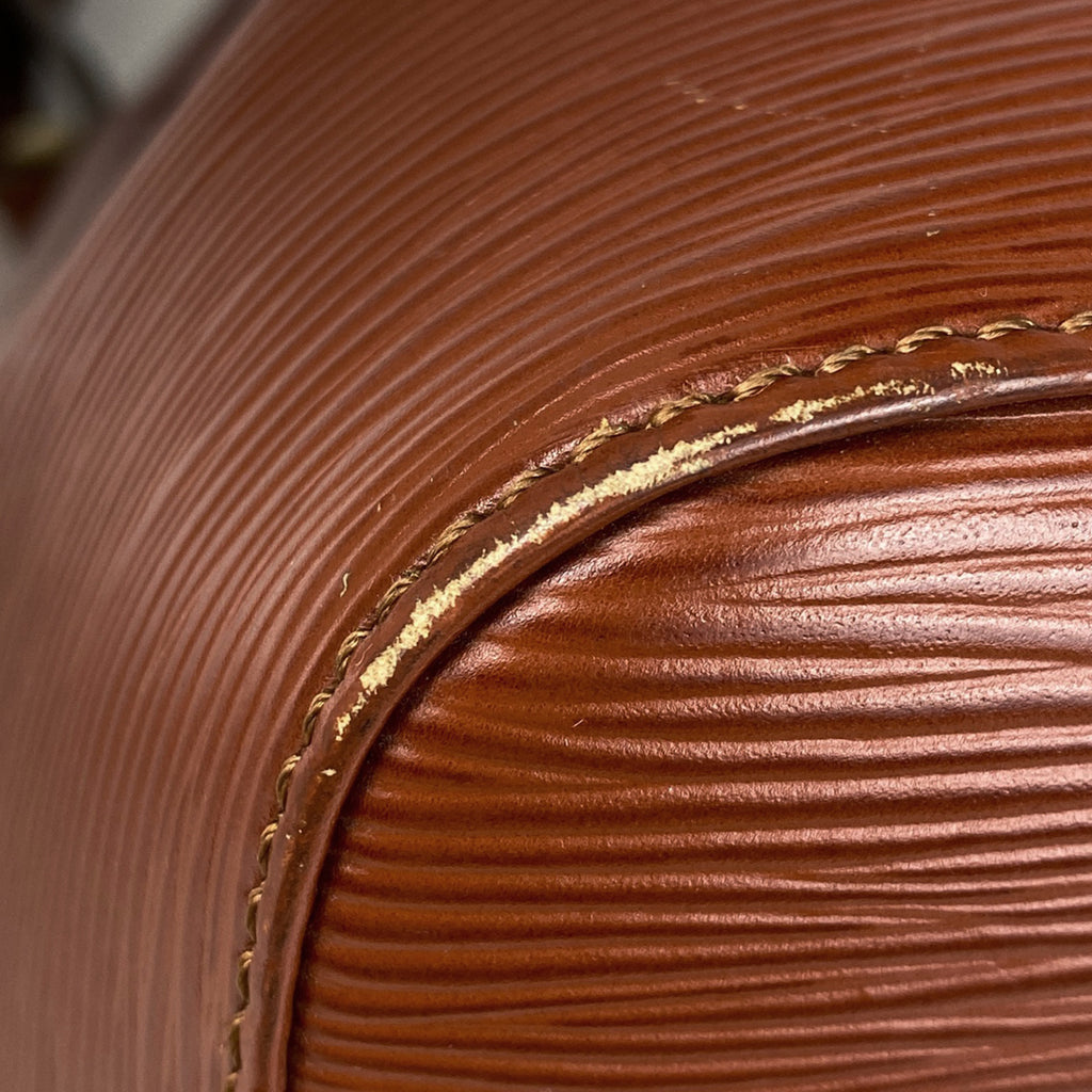 ルイ・ヴィトン プチ ノエ ワンショルダー 肩掛け 巾着型 ショルダーバッグ エピ ケニアブラウン M44103 レディース 【中古】brbag