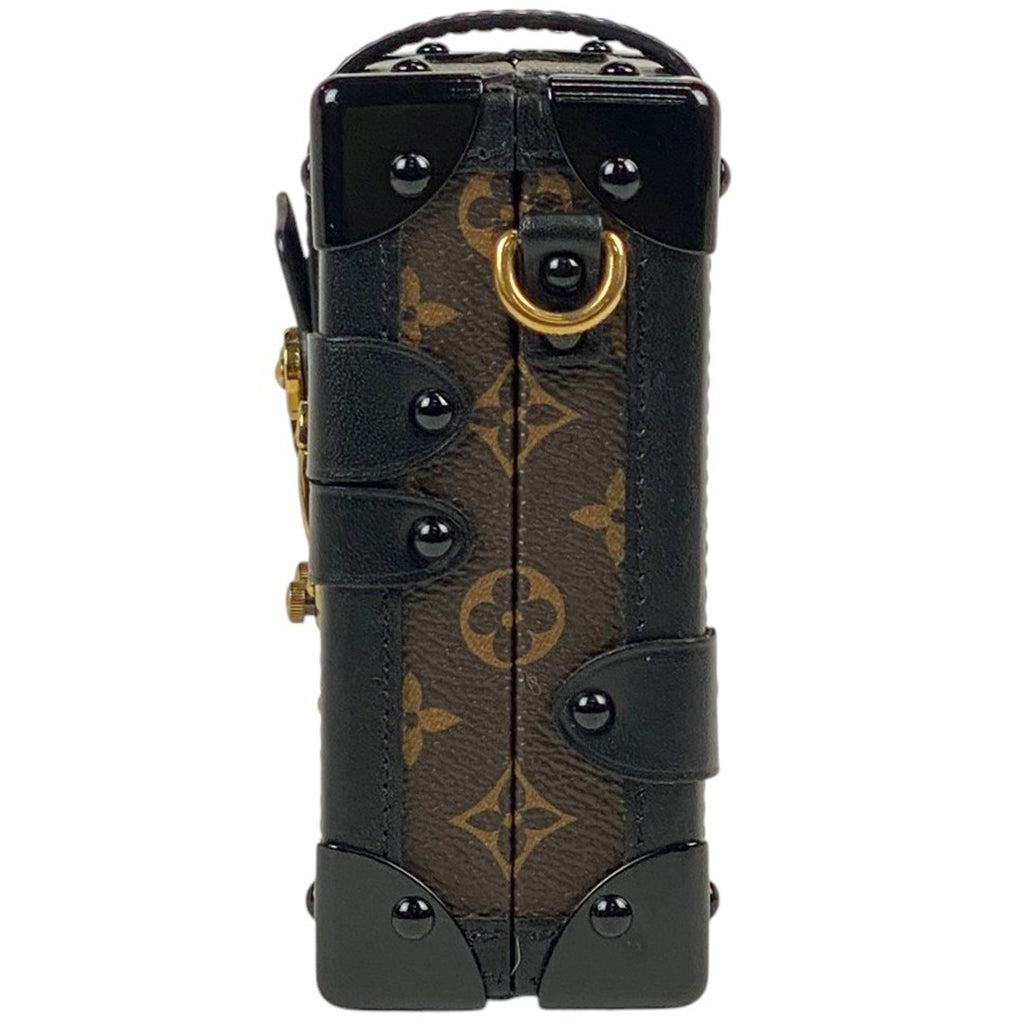 ルイ・ヴィトン プティット マル 2WAY クラッチバッグ トランク クラッチバッグ モノグラム ブラウン ノワール(ブラック) M44199 レディース 【中古】brbag