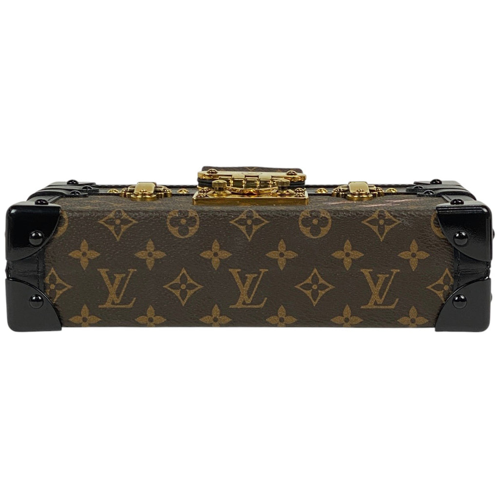 ルイ・ヴィトン プティット マル 2WAY クラッチバッグ トランク クラッチバッグ モノグラム ブラウン ノワール(ブラック) M44199 レディース 【中古】brbag