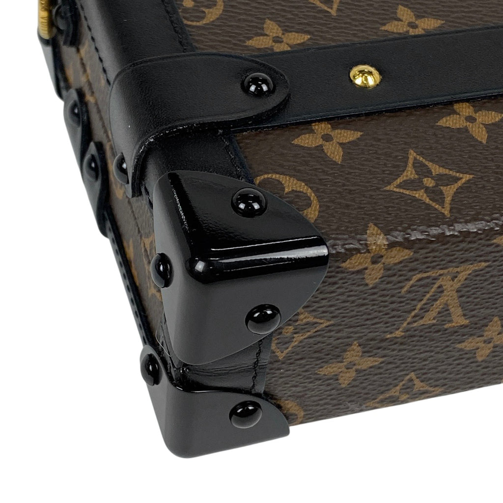 ルイ・ヴィトン プティット マル 2WAY クラッチバッグ トランク クラッチバッグ モノグラム ブラウン ノワール(ブラック) M44199 レディース 【中古】brbag