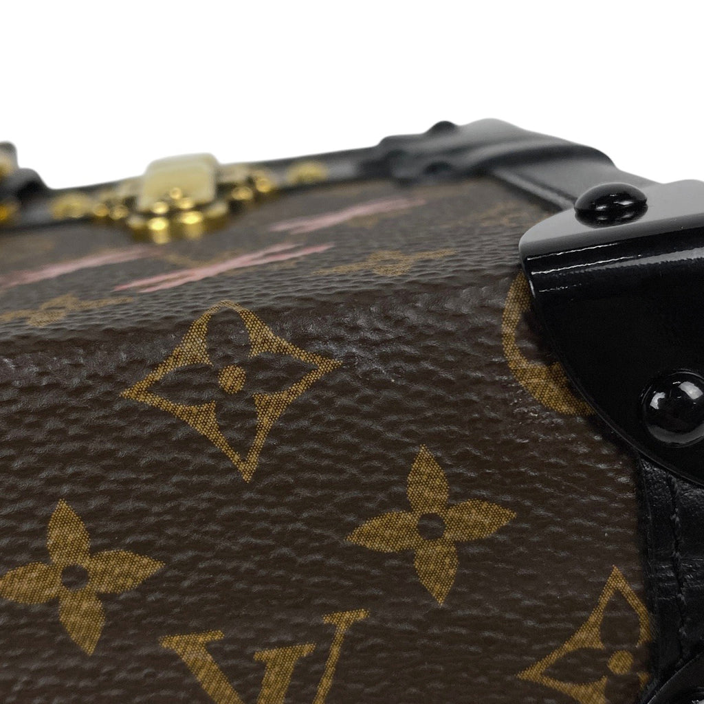 ルイ・ヴィトン プティット マル 2WAY クラッチバッグ トランク クラッチバッグ モノグラム ブラウン ノワール(ブラック) M44199 レディース 【中古】brbag