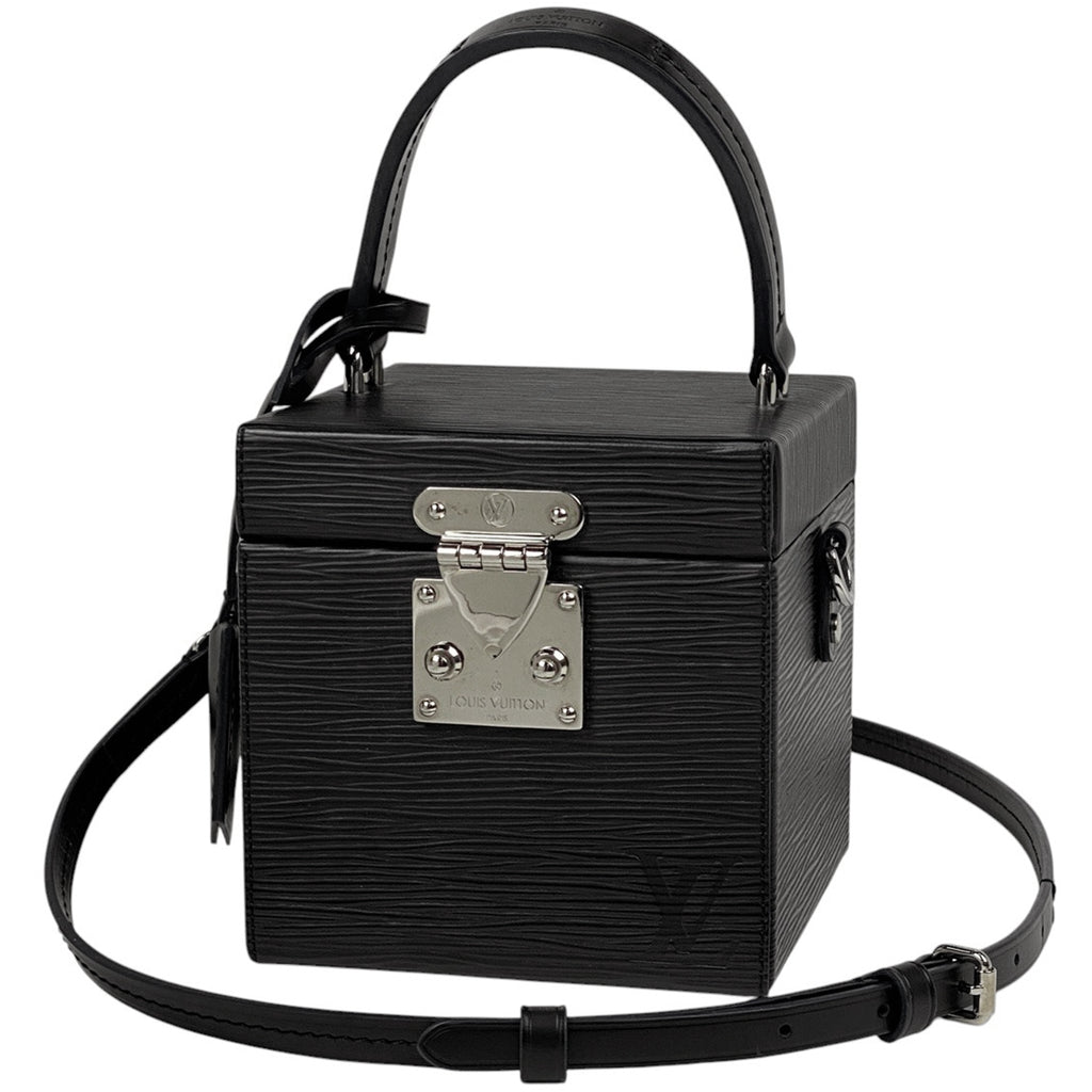 ルイ・ヴィトン ブリーカー ボックス バニティ ショルダーバッグ ハンドバッグ 化粧ポーチ エピ ノワール(ブラック) M52703 レディース 【中古】brbag