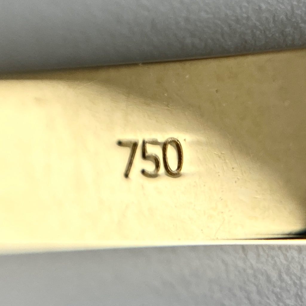 タサキ パール デザインネックレス YG イエローゴールド ペンダント 真珠 ネックレス 750 K18 パール レディース 【中古】brjwl