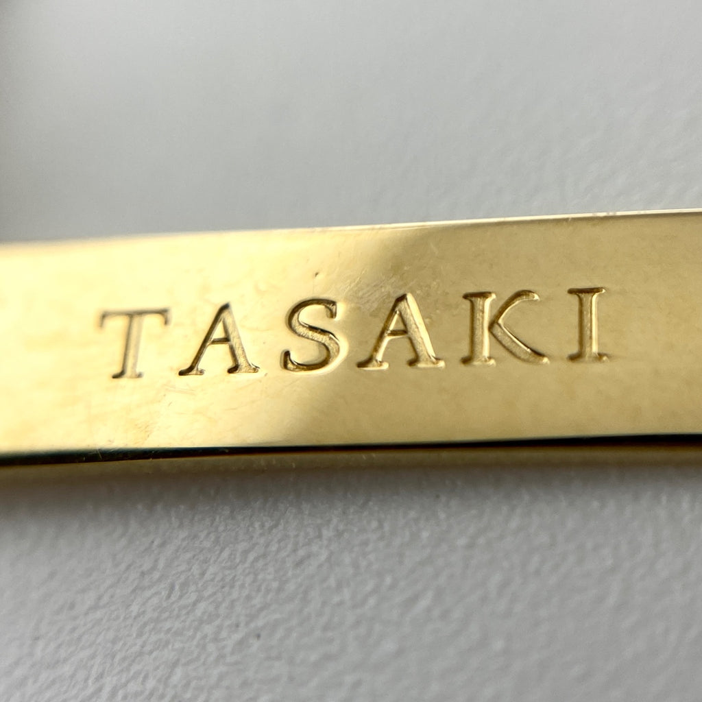 タサキ パール デザインネックレス YG イエローゴールド ペンダント 真珠 ネックレス 750 K18 パール レディース 【中古】brjwl