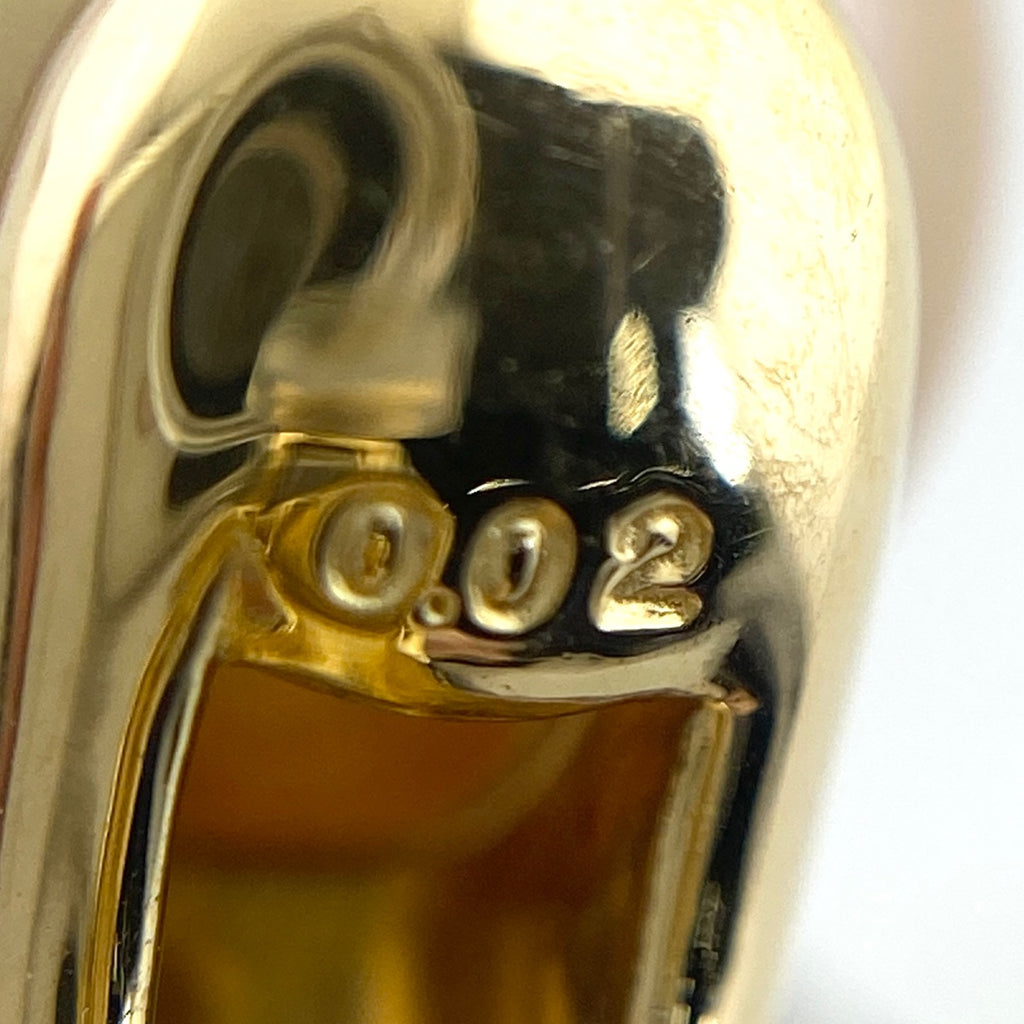 タサキ パール デザインイヤリング YG イエローゴールド メレダイヤ 真珠 イヤリング K18 パール ダイヤモンド レディース 【中古】brjwl