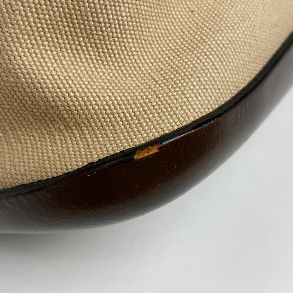 サルヴァトーレフェラガモ ロゴ ハンドバッグ 2WAY ショルダーバッグ ハンドバッグ キャンバス ベージュ レディース 【中古】brbag