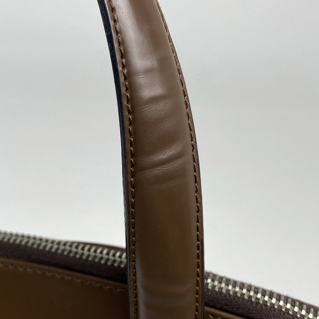 サルヴァトーレフェラガモ ロゴ ハンドバッグ 2WAY ショルダーバッグ ハンドバッグ キャンバス ベージュ レディース 【中古】brbag