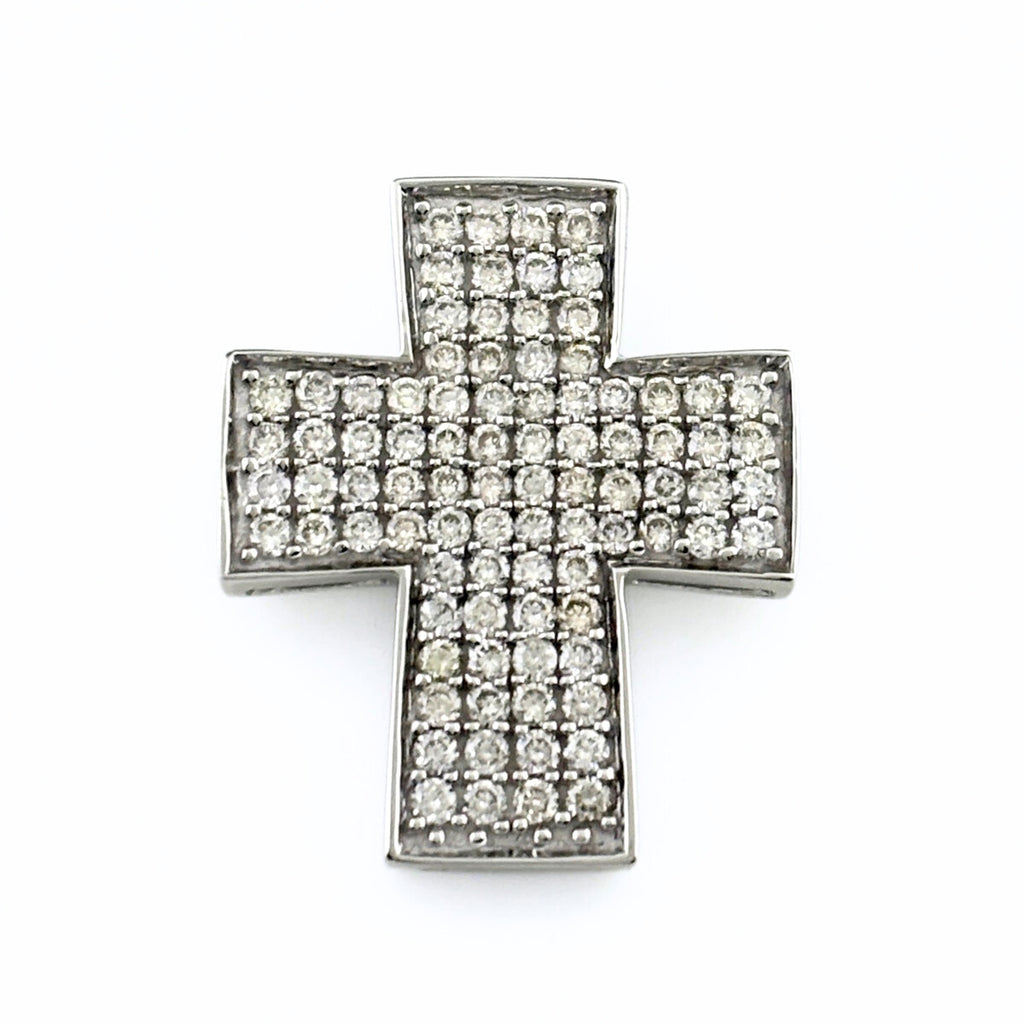 メレダイヤ ペンダントトップ WG ホワイトゴールド ペンダントトップ K18 WG ダイヤモンド レディース ノンブランドジュエリー 【中古】nbjwl