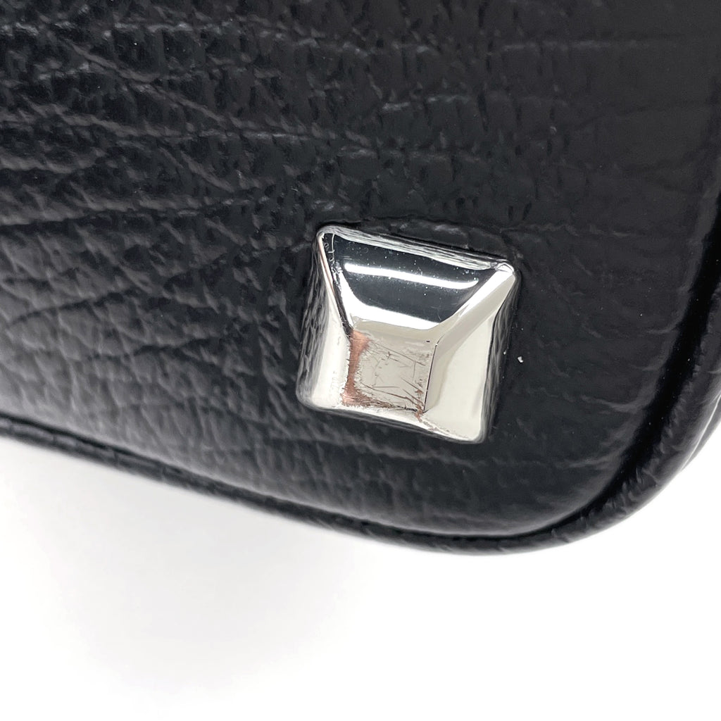 メゾン マルジェラ 5AC ハンドバッグ 2WAY ショルダーバッグ 巾着 ハンドバッグ レザー ブラック レディース 【中古】brbag