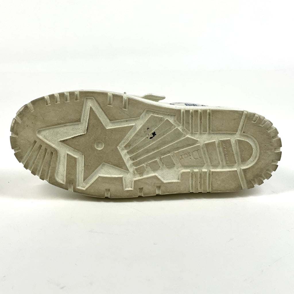 クリスチャンディオール ロゴ スニーカー DIOR-ID 靴 スニーカー ファブリック ラバー ホワイト レディース 【中古】brapp