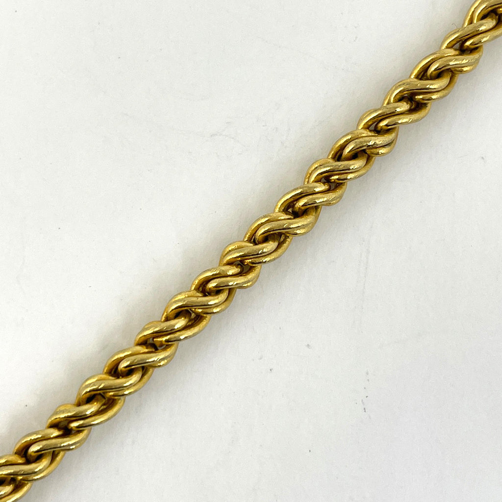 クリスチャンディオール ロゴ チェーン ネックレス CD チョーカー ネックレス GP ゴールド レディース 【中古】bracc