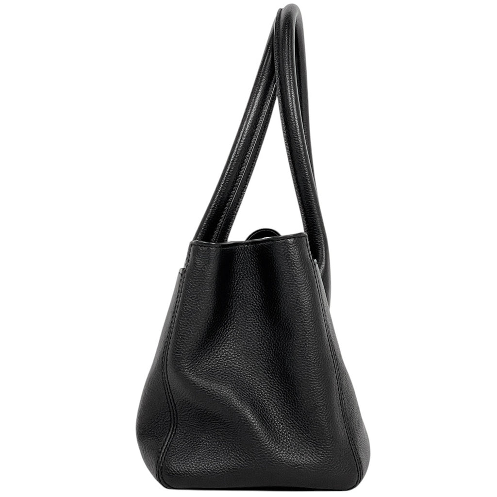 シャネル エグゼクティブライン トートバッグ ココマーク ハンドバッグ トートバッグ レザー ブラック レディース 【中古】brbag